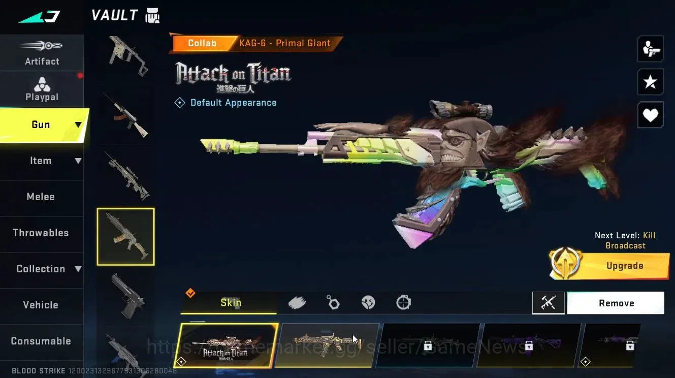 Blood Strike Accounts ASIA|ULTRA MELEE Dualblades-Winter Edge + [Jet,Nov image 19