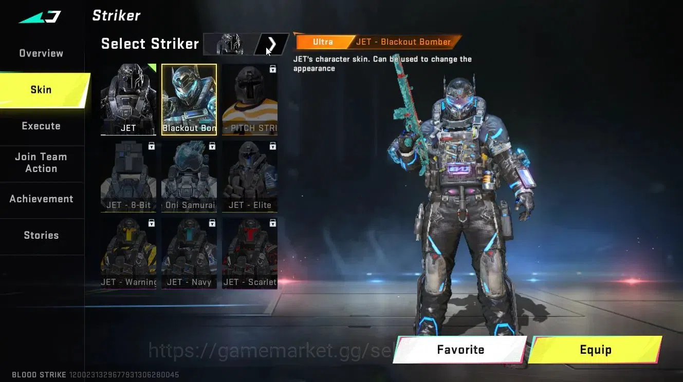 Blood Strike Accounts ASIA|ULTRA MELEE Dualblades-Winter Edge + [Jet,Nov image 5