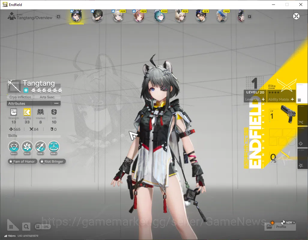 Arknights: Endfield Accounts NA/EU|Lv2|Fresh Starter|SSR2(1Limit)+1(*6 Weapon)| image 11