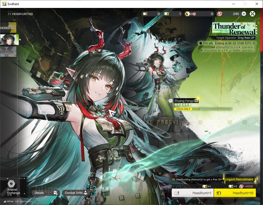 Arknights: Endfield Accounts NA/EU|Lv2|Fresh Starter|SSR2(1Limit)+1(*6 Weapon)| image 2