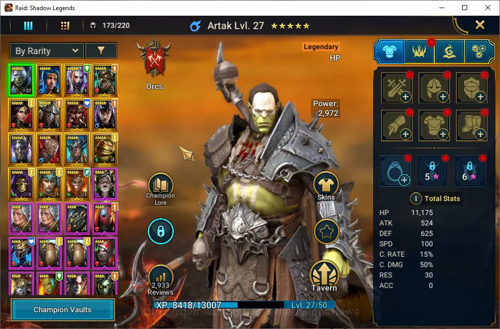 Raid: Shadow Legends Accounts Lv18 438K Power|15 Legendary(Ninja,Alice,Rathalos, image 3