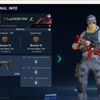 Blood Strike Accounts Collab Skin ASIA|Ultra Melee:ButterflyKnife-Starfall|Collab Gun:M4A1-BattleOfFaith [AOT]|1 Epic