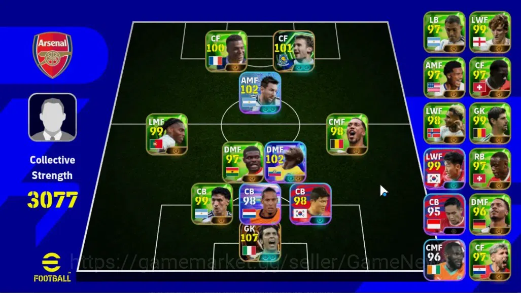 eFootball Accounts Android|Big Time (Gianluigi Buffon),Epic|Andriy Sh image 1