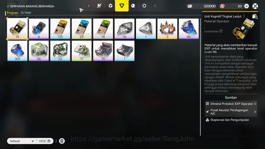 Arknights: Endfield Accounts ASIA | Starter | 1 Limit Tang tang | AKE240B | 3