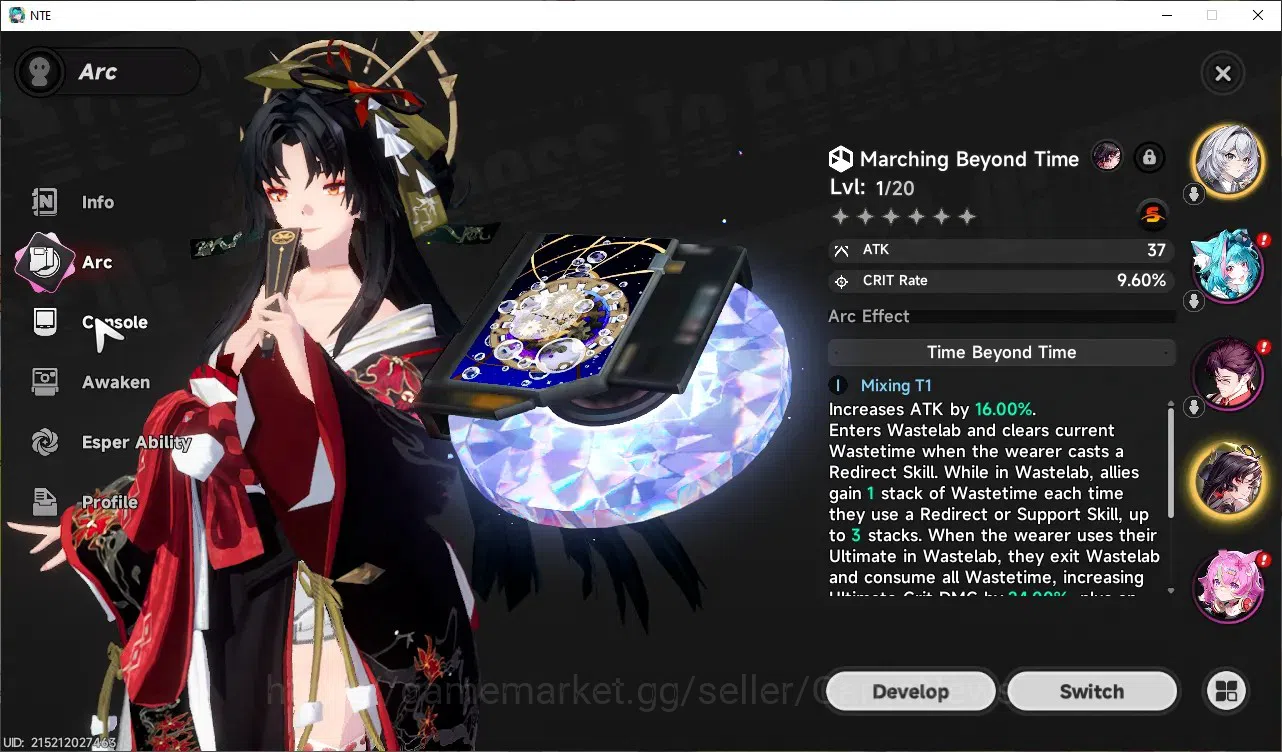 Neverness to Everness Accounts GLOBAL SEA|HL 3|1 SSR| Limited Hotori + Signature image 2