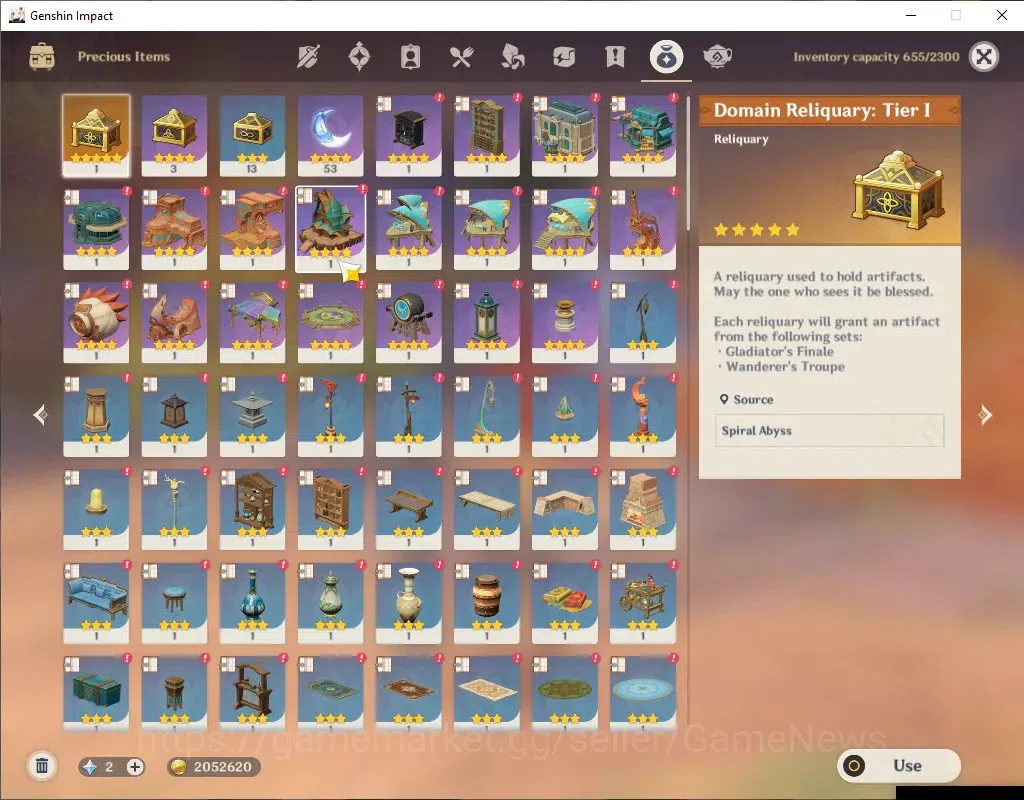 Genshin Impact Accounts ASIA|AR 45|All Unset|1 Limited + 1(*5 Weapon)|Mavu image 10