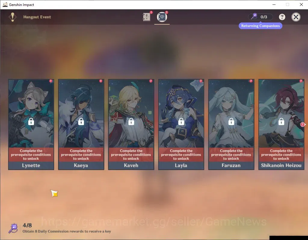 Genshin Impact Accounts ASIA|AR 45|All Unset|1 Limited + 1(*5 Weapon)|Mavu image 17