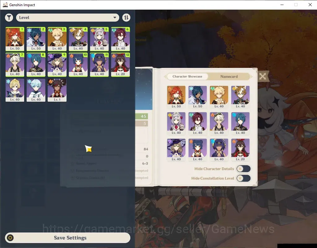 Genshin Impact Accounts ASIA|AR 45|All Unset|1 Limited + 1(*5 Weapon)|Mavu image 2