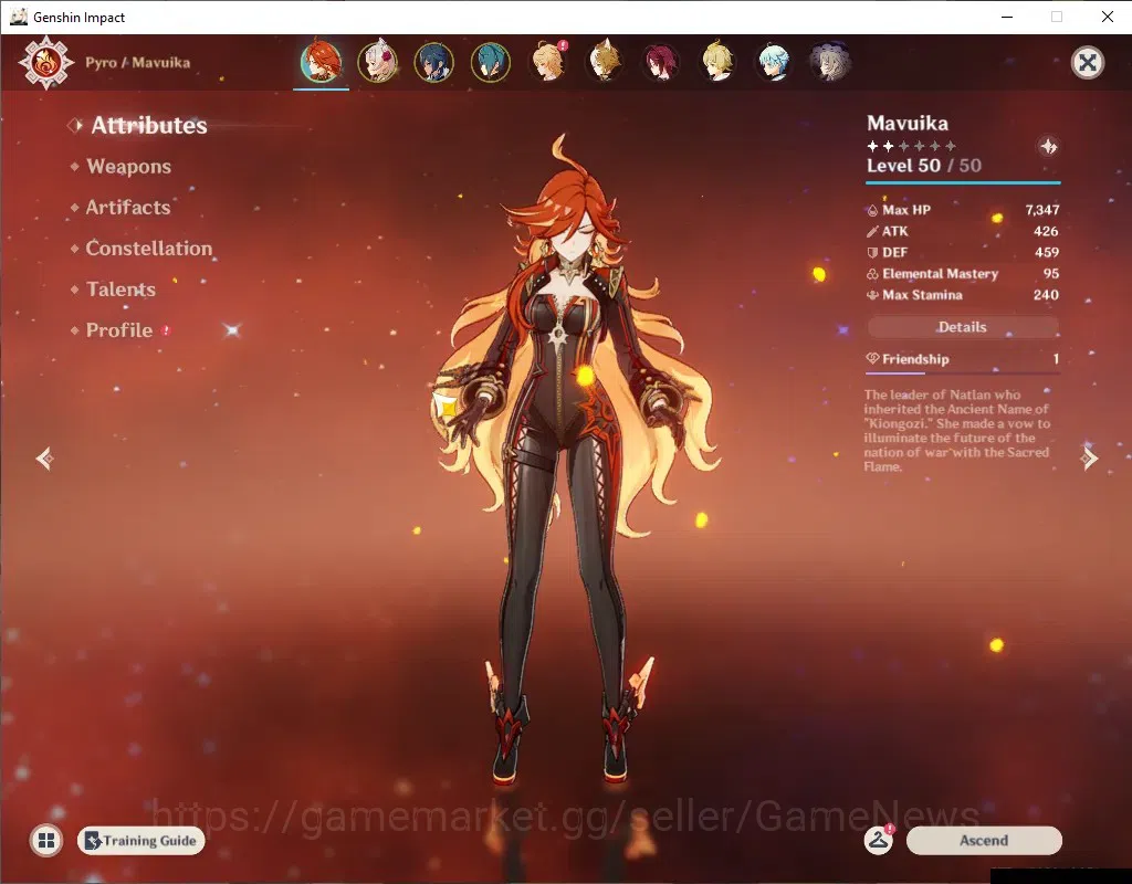 Genshin Impact Accounts ASIA|AR 45|All Unset|1 Limited + 1(*5 Weapon)|Mavu image 3