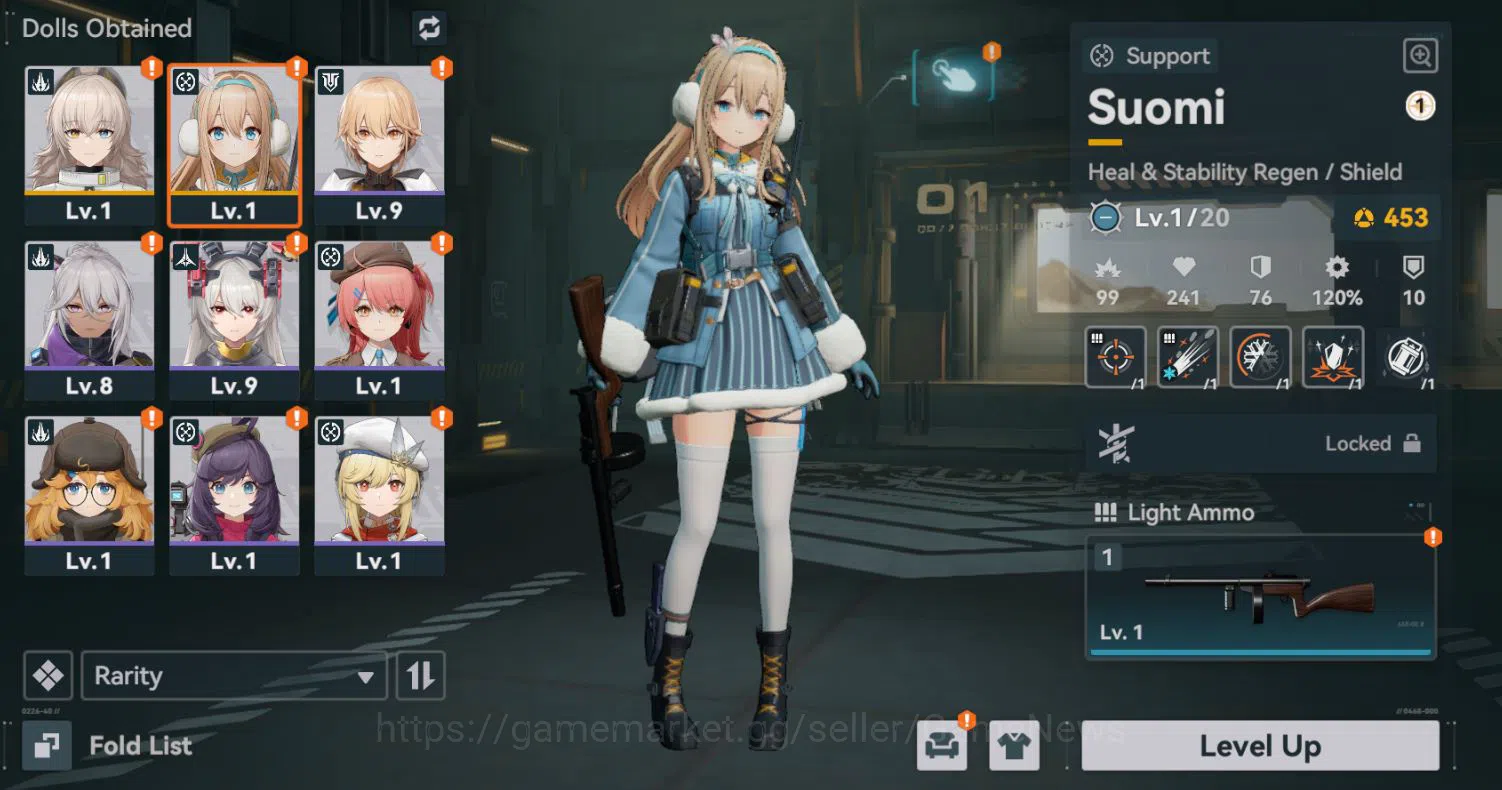 Girls' Frontline Accounts Darkwinter | 3 SSR Suomi + Petriya + Golden melody image 3