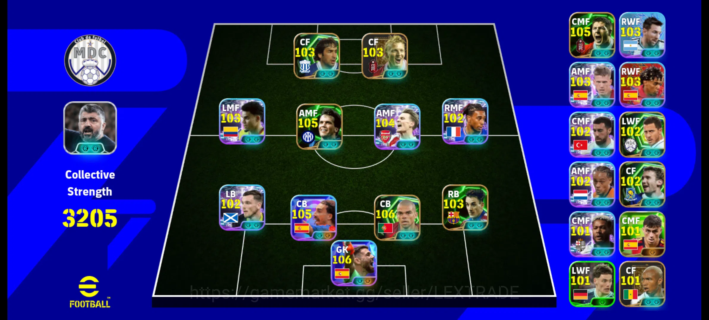 eFootball Accounts Others Efootball Account| Power 3205 1