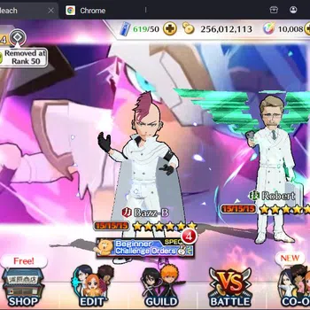 Bleach: Brave Souls Accounts Starter Global | 109K BP+10K Orb|Fresh Story|Ichigo DT |Grimmmjow 11th|Aizen 6th|Bazz-B