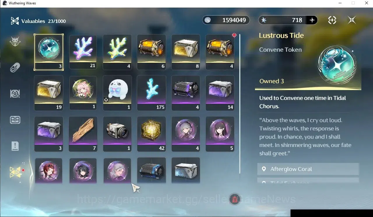 Wuthering Waves Accounts Starter SEA|UL 10|Fresh Starter|2 Limited|(Yangyang: Xuanling)+Signature, Rebecca|Female MC|Log 10