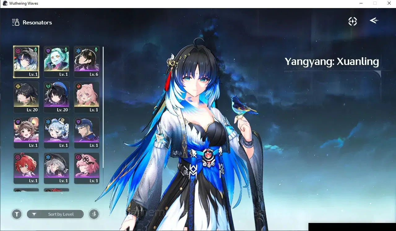 Wuthering Waves Accounts Starter SEA|UL 10|Fresh Starter|2 Limited|(Yangyang: Xuanling)+Signature, Rebecca|Female MC|Log 2