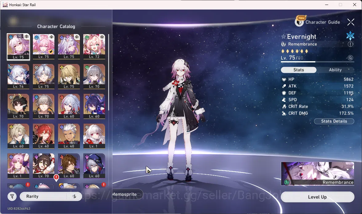 Honkai Star Rail Accounts ASIA | Premium Team Castorice | Evernight Sgin, Ya image 2