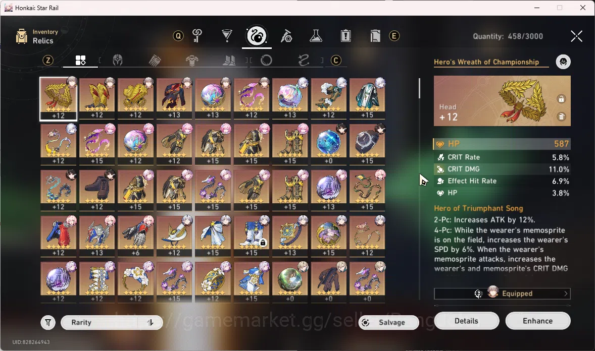Honkai Star Rail Accounts ASIA | Premium Team Castorice | Evernight Sgin, Ya image 5