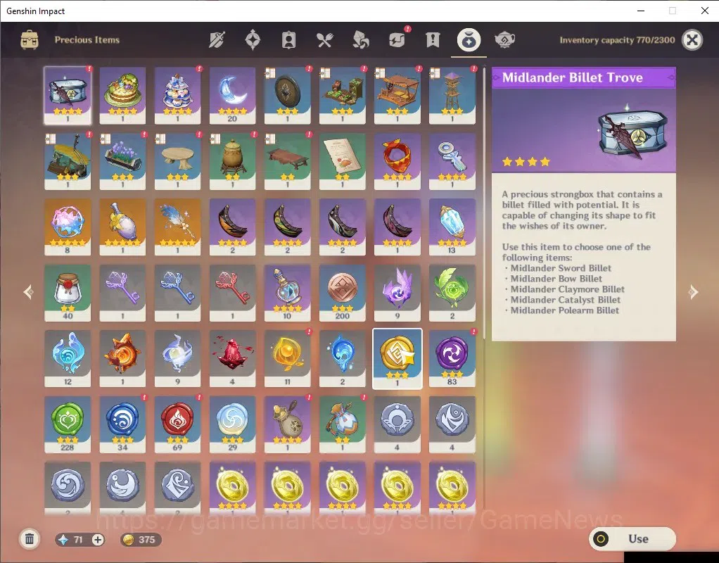 Genshin Impact Accounts ASIA|AR 56|6 Limited + 7 (*5Weapon)|(Hutao,Nahida) image 10