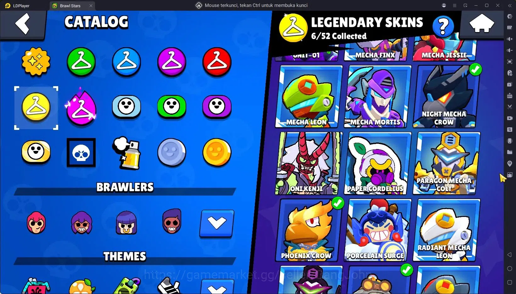 Brawl Stars Accounts Trophy 31686|92 Brawler|11 Max Hypercharge|3 Hc(Kenji,Buzz,Poco),6 Legend,7 Mythic|9589 Bling 12