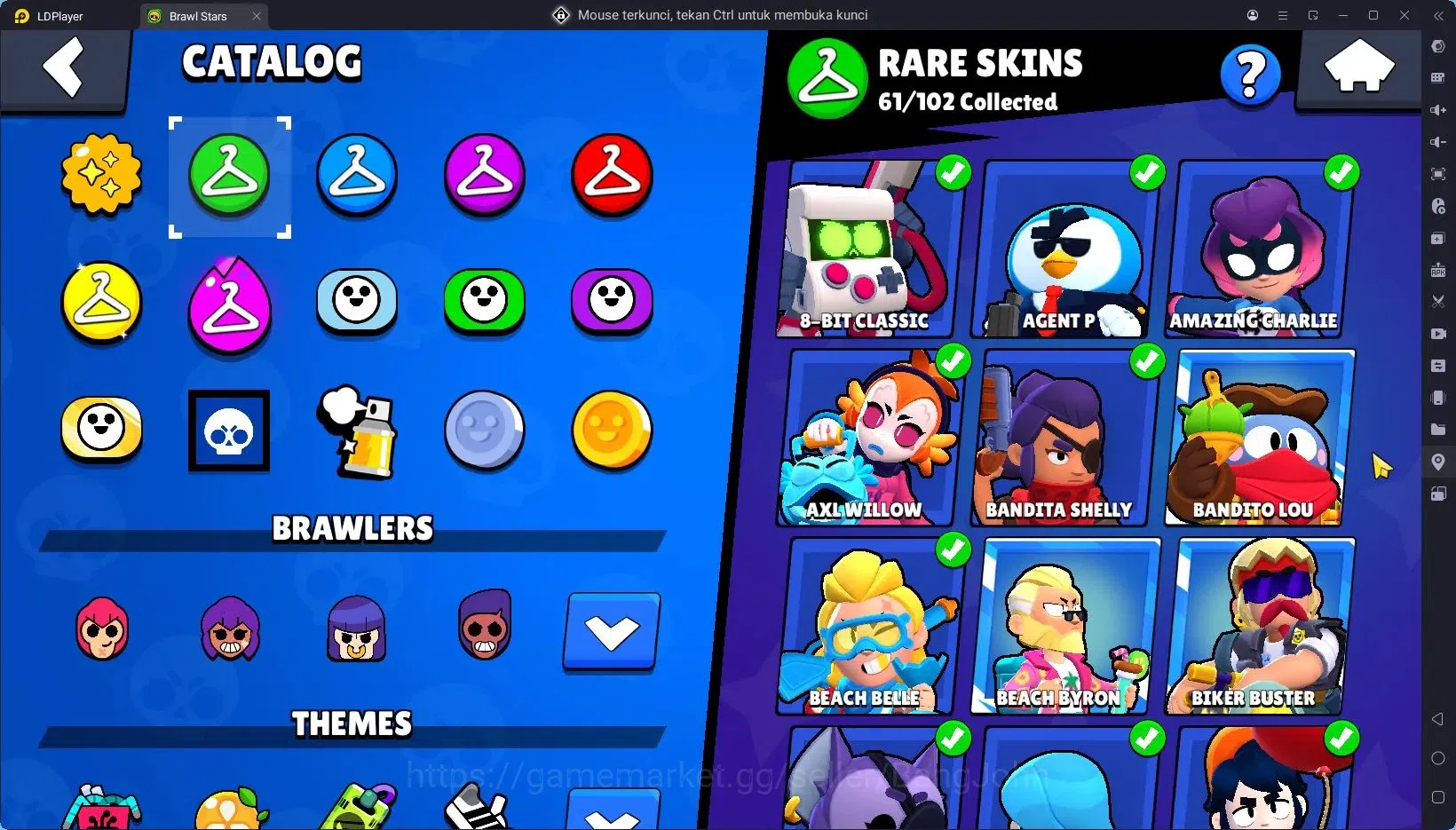 Brawl Stars Accounts Trophy 31686|92 Brawler|11 Max Hypercharge|3 Hc(Kenji,Buzz,Poco),6 Legend,7 Mythic|9589 Bling 4