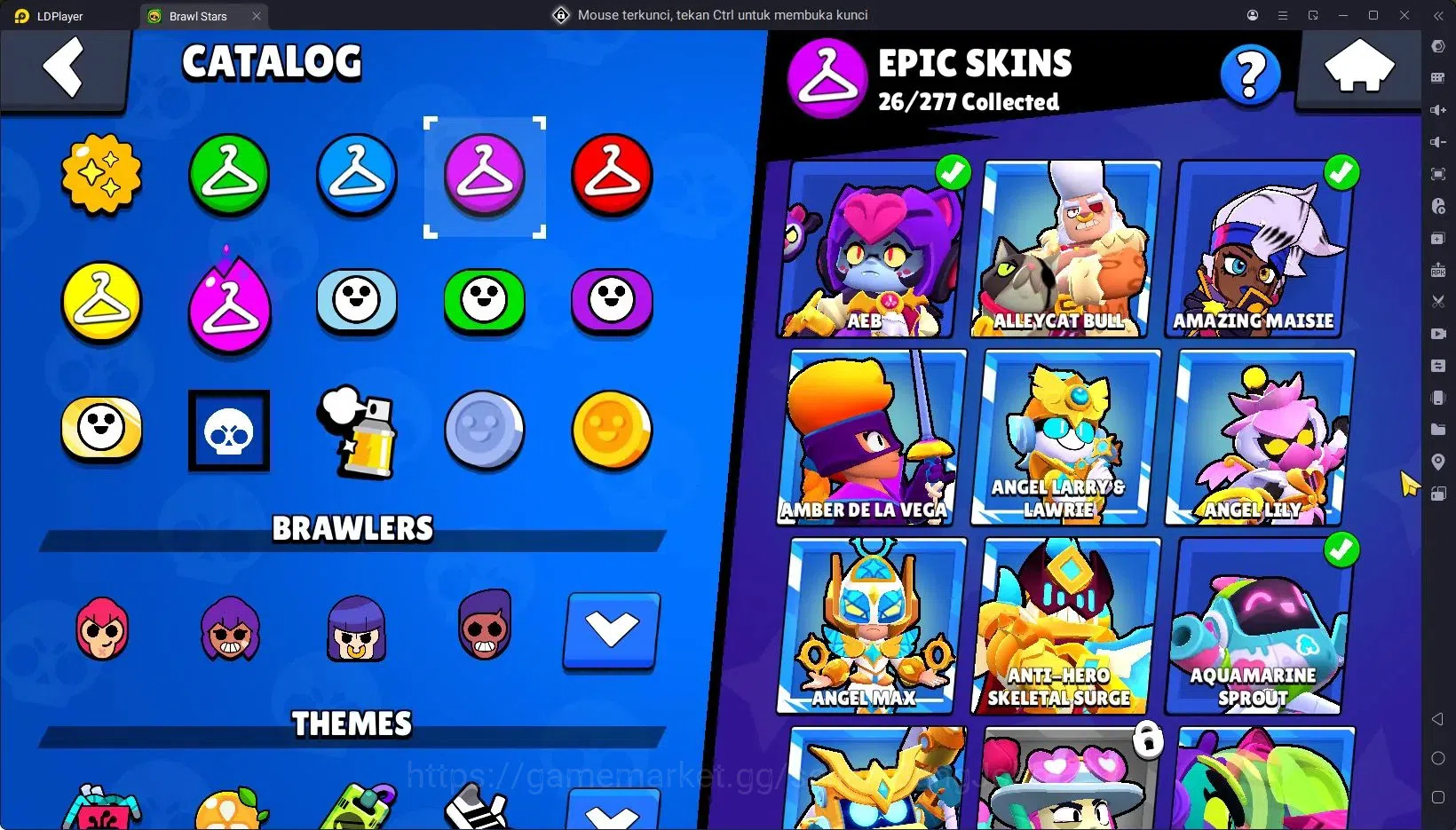 Brawl Stars Accounts Trophy 31686|92 Brawler|11 Max Hypercharge|3 Hc(Kenji,Buzz,Poco),6 Legend,7 Mythic|9589 Bling 6