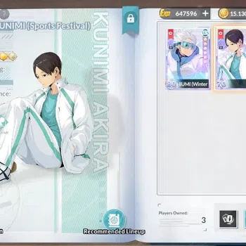 HAIKYU!! FLY HIGH Accounts SEA|Lv 41|3 SP (Hoshiumi, Kunimi)+Memo, Ginjima|3 UR (Sakusa, Komori)+Memo,Kuroo|14 SSR(Ojiro