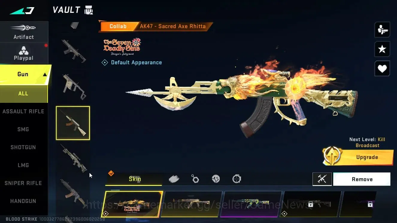 Blood Strike Accounts ASIA|ETERNAL DEagle-Scorpius|Colab 7DS[AK47,M700]| image 11