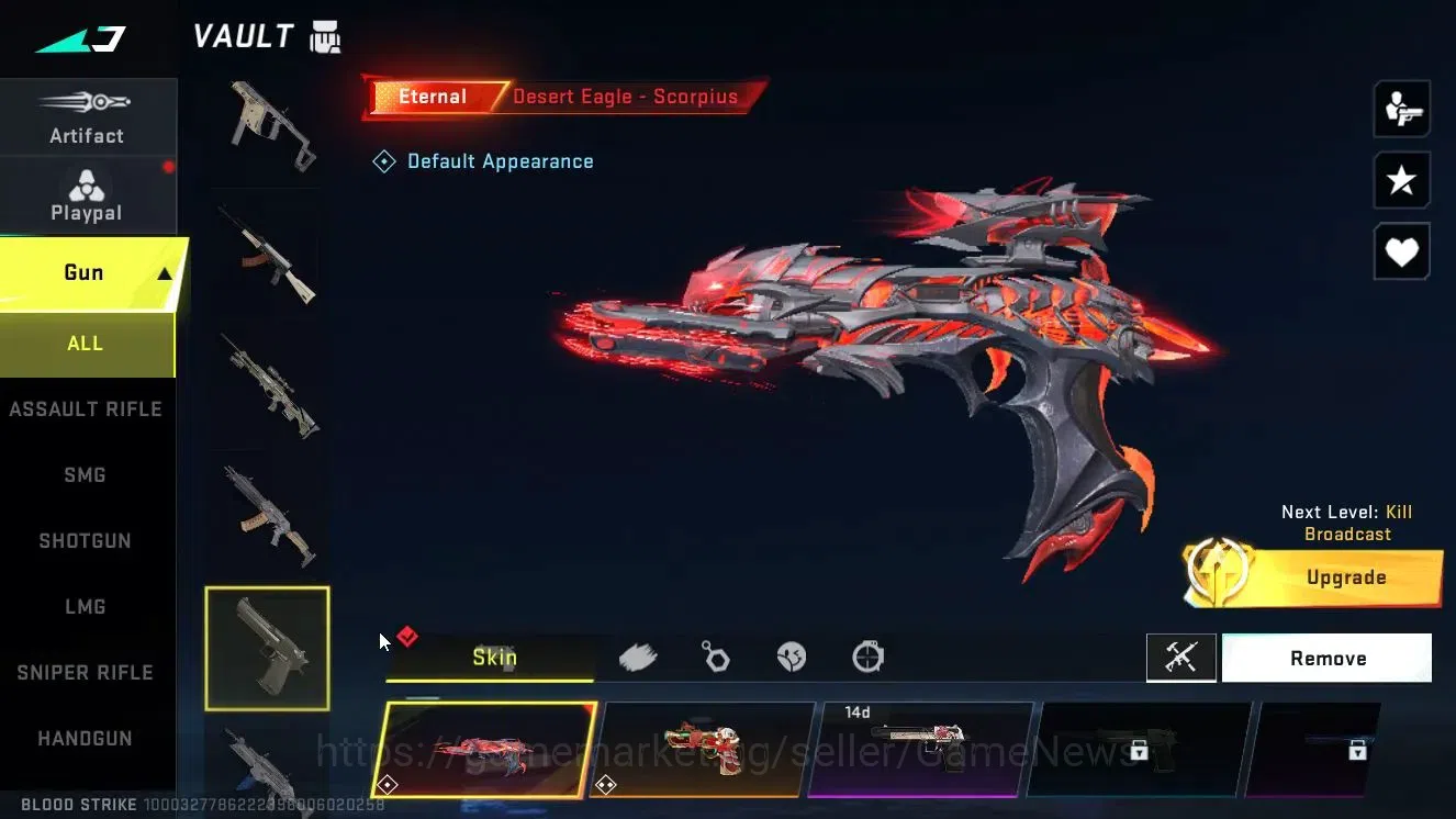 Blood Strike Accounts ASIA|ETERNAL DEagle-Scorpius|Colab 7DS[AK47,M700]| image 12
