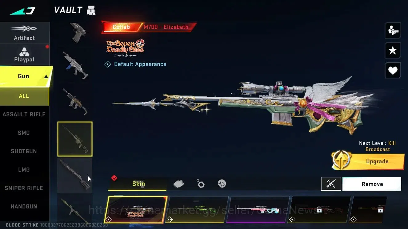 Blood Strike Accounts ASIA|ETERNAL DEagle-Scorpius|Colab 7DS[AK47,M700]| image 16