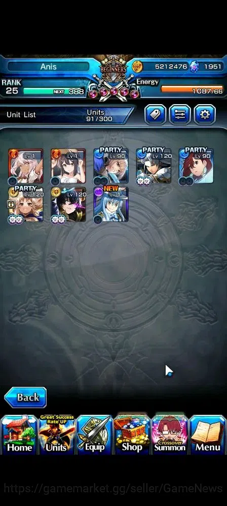 Grand Summoners Accounts Global|Rank 1|1951 cc Ready Gacha|8 Ascend 3 TW| [ image 4