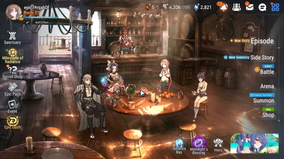 Epic Seven Accounts Mid-Tier ASIA Unverif|New Era|6 ML(SN Yulha,DB Senya,S Taeyou,Etc)+Abyss Fumyr,Landy|Abyss F51|PoH 1