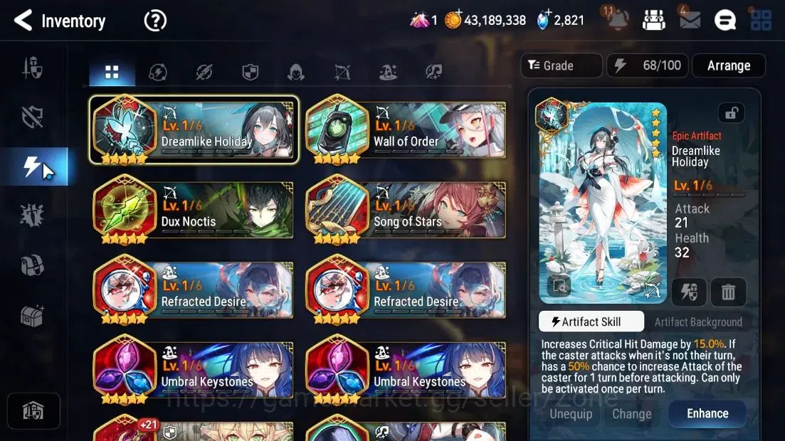 Epic Seven Accounts Mid-Tier ASIA Unverif|New Era|6 ML(SN Yulha,DB Senya,S Taeyou,Etc)+Abyss Fumyr,Landy|Abyss F51|PoH 13