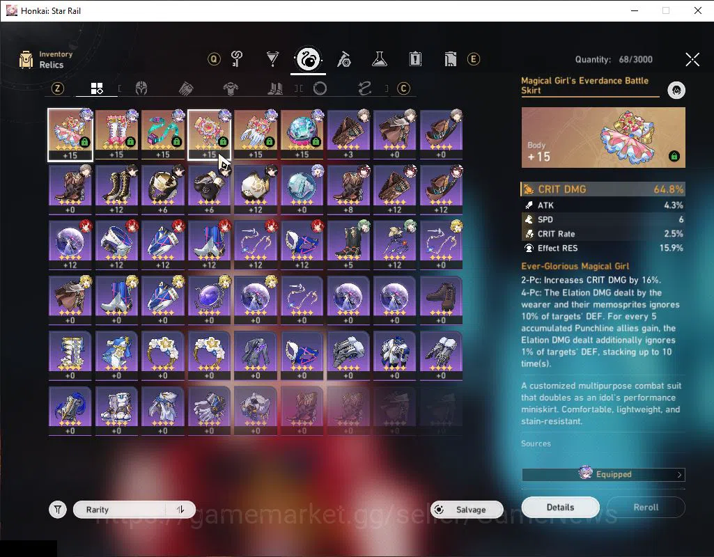 Honkai Star Rail Accounts ASIA|TL 35|5 Limited|SW 999 E1,Sparkle,Huohuo,Robi image 7