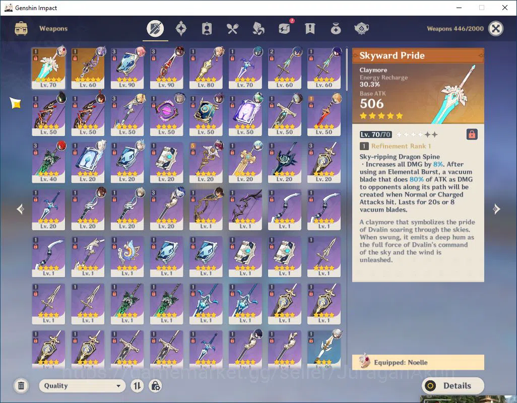 Genshin Impact Accounts Mid Game ASIA |AR 56|FREE HSR|7 Limited 5