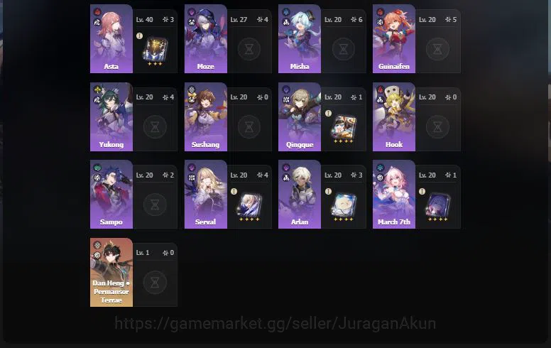 Genshin Impact Accounts Mid Game ASIA |AR 56|FREE HSR|7 Limited 14