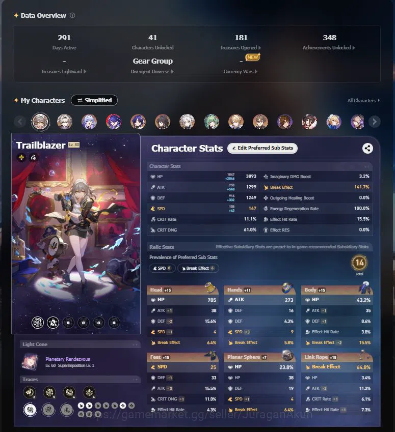 Genshin Impact Accounts Mid Game ASIA |AR 56|FREE HSR|7 Limited 16