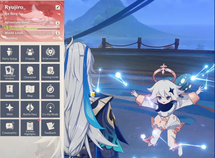 Genshin Impact Mid Game ASIA |AR 56|FREE HSR|7 Limited +2(*5Weapon)|Arlecc image 1