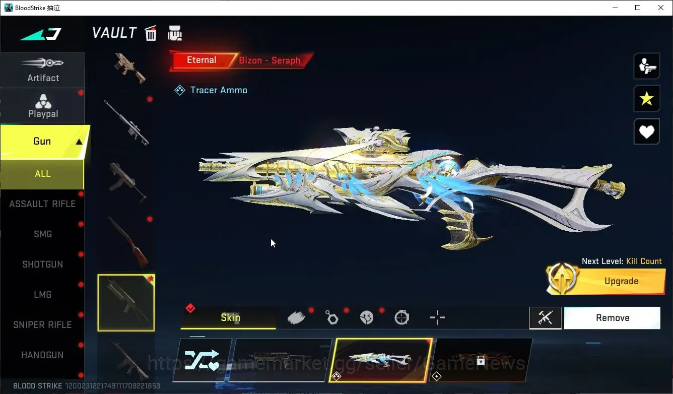 Blood Strike Accounts High-End Asia|Eternal Bizon Seraph Lv3+4 Ultra [Jack PitchStrike,Ethan,Fal Luchador,Galil|Limited Nova 1