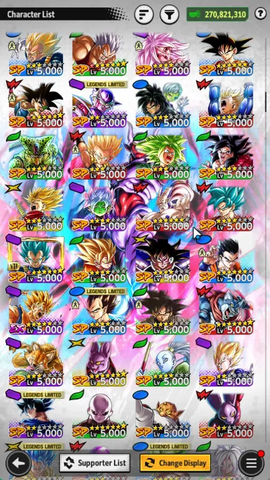 Dragon Ball Legends Accounts Global | Lvl 166|270M Total Power|7.1K CC|1 LR|6 U image 14