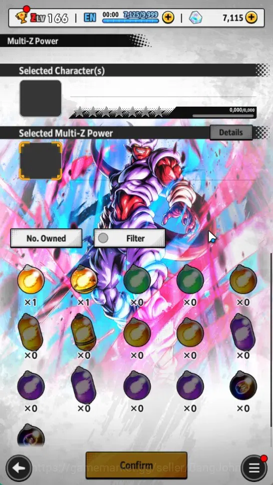 Dragon Ball Legends Accounts Global | Lvl 166|270M Total Power|7.1K CC|1 LR|6 U image 15
