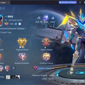 Mobile Legends: Bang Bang Accounts Others Global|Hero 127|Skin 345|Exalted|Legend Miya,Gusion|Asp Angela|Sanrio Claude|2