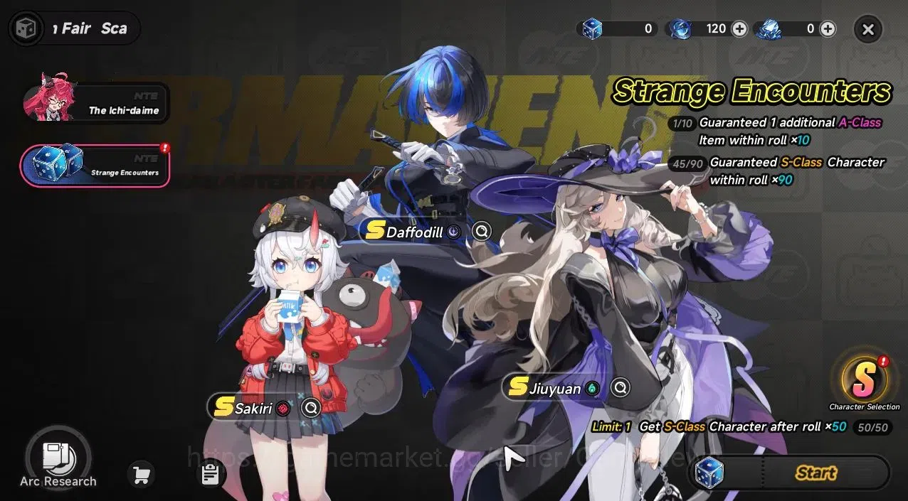 Neverness to Everness Accounts Global EU|HL 3|2 SSR Limited [Nanally,Baicang]|1 S-Class Char Box|1S Arc|3 SR|Selector 5