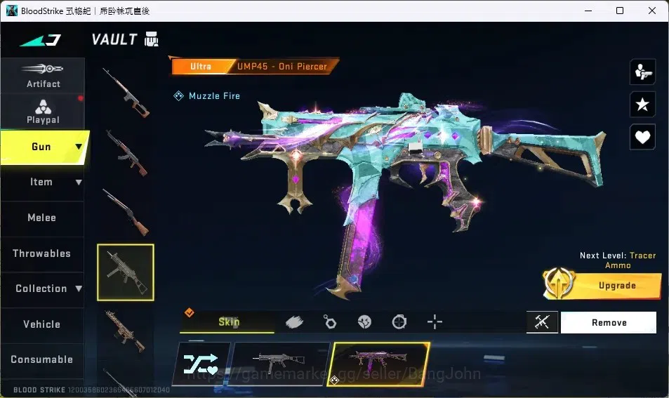 Blood Strike Accounts ASIA | 2 7DS, 2 EVA, 2 TR GUNS | Ultra Talon Knife image 17