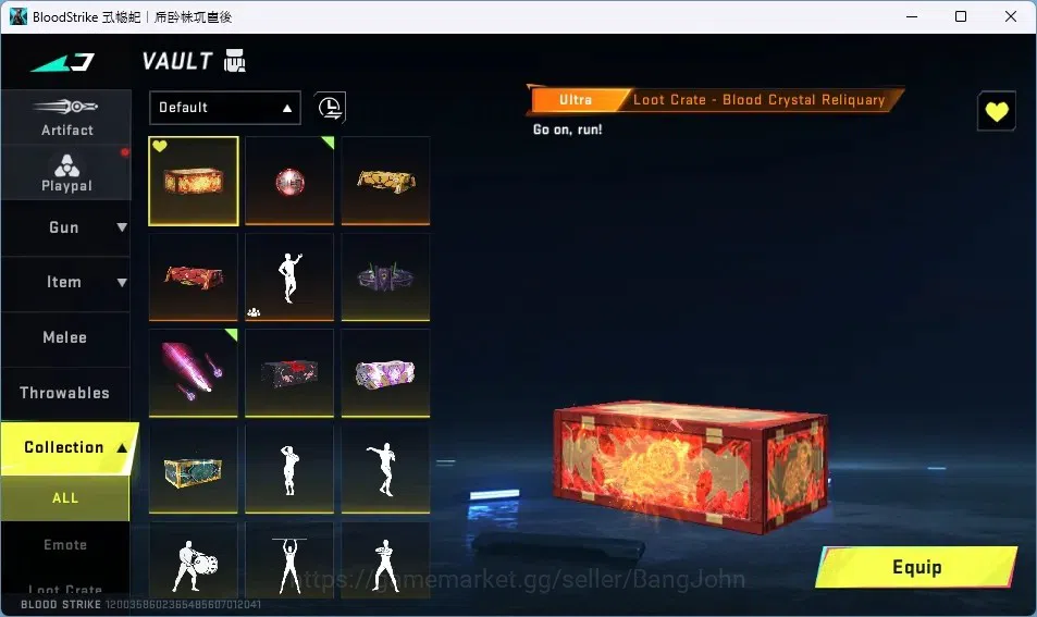 Blood Strike Accounts ASIA | 2 7DS, 2 EVA, 2 TR GUNS | Ultra Talon Knife image 20