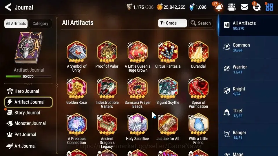 Epic Seven Accounts High-End ASIA VERIF|22 ML(Salome,LOTScales,GRas,BArunka)+PFbyblis,Rinak,Etc|AUTO WB Hunt|1K SStone+1K 10