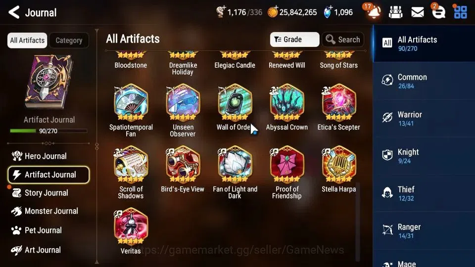 Epic Seven Accounts High-End ASIA VERIF|22 ML(Salome,LOTScales,GRas,BArunka)+PFbyblis,Rinak,Etc|AUTO WB Hunt|1K SStone+1K 12