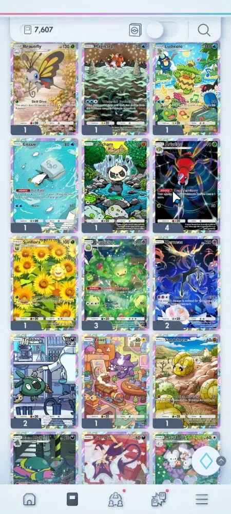 Pokémon TCG Pocket Accounts EN 7,6K Card|161 EX|4 Crown [Charizard,IronVal,Bax image 11