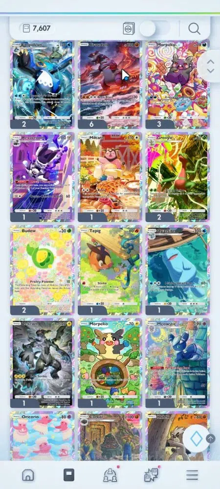Pokémon TCG Pocket Accounts EN 7,6K Card|161 EX|4 Crown [Charizard,IronVal,Bax image 12