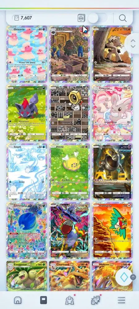 Pokémon TCG Pocket Accounts EN 7,6K Card|161 EX|4 Crown [Charizard,IronVal,Bax image 13