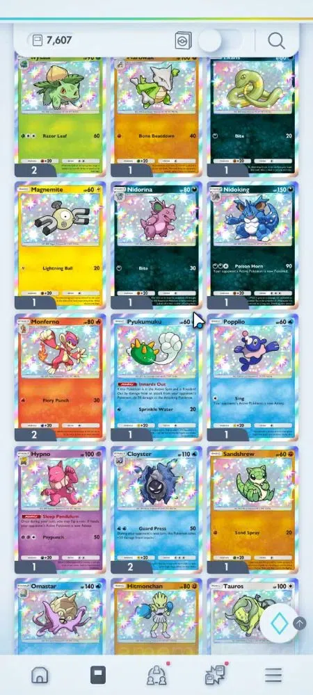 Pokémon TCG Pocket Accounts EN 7,6K Card|161 EX|4 Crown [Charizard,IronVal,Bax image 3