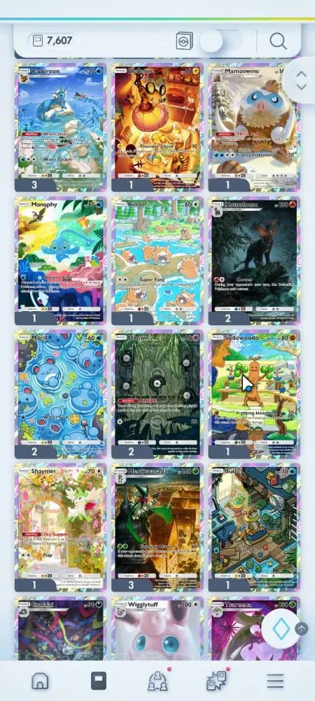 Pokémon TCG Pocket Accounts EN 7,6K Card|161 EX|4 Crown [Charizard,IronVal,Bax image 9
